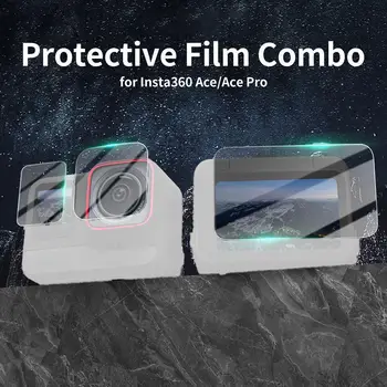 Закаленная пленка для Insta360 Ace Pro, защитная пленка для объектива, для Insta 360 Ace Pro, Взрывозащищенный защитный доступ