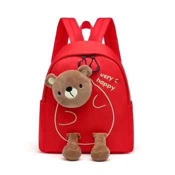 Модные школьные сумки для мальчиков и девочек из детского сада, мини-рюкзак, сумка для книг с милым медведем