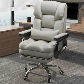 Офисное кресло для макияжа с откидной спинкой, вращающееся Удобное роскошное офисное кресло для чтения, Эргономичная мебель для гостиной Silla De Oficina