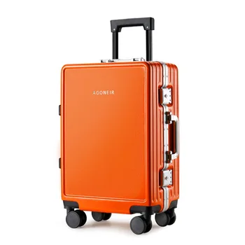 Легкий багаж с алюминиевой рамой комбинированный ящик Женский 24-дюймовый универсальный колесный ящик для тележки Мужской 26 посадочный ящик для чемодана 20
