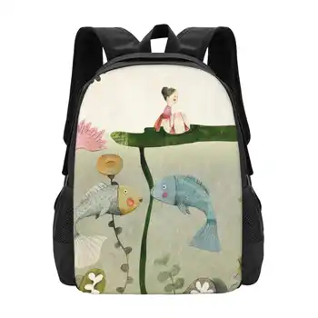 Сумка-рюкзак Thumbelina Iii для мужчин, женщин, девочек-подростков, иллюстрация Дюймовочки, Детская комната, арт для детей, Дети