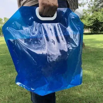 Складная сумка для воды, Пластиковый кувшин для хранения, резервуар для чистой воды для спортивного кемпинга, рюкзак для экстренной езды