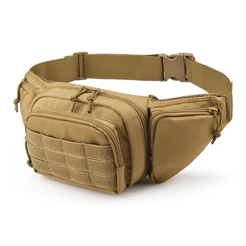 Тактическая поясная сумка-кобура для пистолета, военная поясная сумка, сумка на ремне, уличная нагрудная штурмовая сумка, скрытая кобура для ношения пистолета.