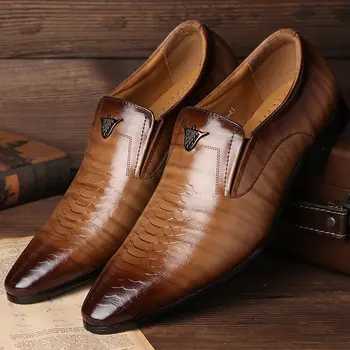Повседневная обувь Zapatos HombreMen От Итальянского бренда, Мужские Лоферы, Кожаные Мокасины, Дышащая Роскошная Деловая Официальная обувь, Мужская Социальная обувь