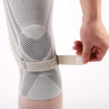 Спортивная защита колена, профессиональная игра, бег, альпинизм, защитный чехол для колена с пружинным поддерживающим протектором