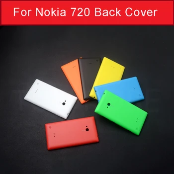 Оригинальный корпус задней крышки батарейного отсека для Nokia 720 задняя крышка для Microsoft Lumia Задняя крышка Nokia 720 с 1x пленкой без покрытия