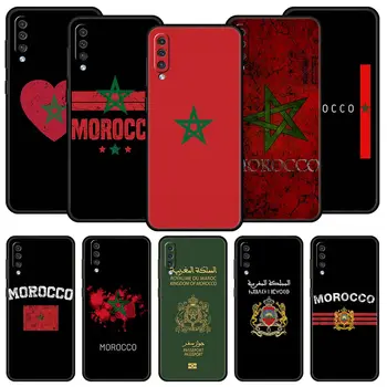 Чехол для телефона с Паспортом в виде Флага Марокко Для Samsung A52 A12 A32 4G A22 5G A30 A50 A10 A20e A72 A70 A04 A02 A04s A10s A20s A40 A42, чехол