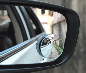 2шт Зеркало Заднего Вида Автомобиля 360 Градусов Слепое Пятно Зеркало для Audi A4 A3 A6 C6 B7 B8 B5 Q5 Seat Leon Ibiza Skoda Fabia Superb