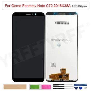 ЖК-дисплей для Gome Fenmmy Note C72 2018X38A ЖК-дисплей с сенсорным экраном, дигитайзер в сборе, замена телефона с ЖК-экраном