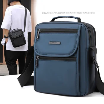 Летняя новая мужская вертикальная сумка-мессенджер через плечо, сумка для отдыха на открытом воздухе, многослойная дорожная сумка, сумка большой емкости Tide