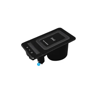 Для A6/7 2019-2022 Автомобильный кронштейн для консоли USB Беспроводное зарядное устройство