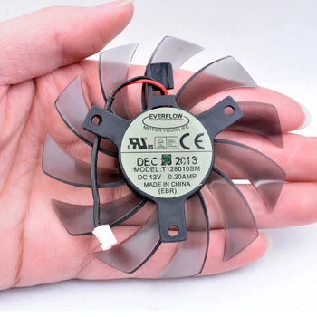 Оригинальный вентилятор охлаждения видеокарты EVERFLOW T128010SM 12V 0.20A GTX460 HD5870