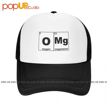 Забавная бейсболка Omg с периодической таблицей, дышащие шляпы
