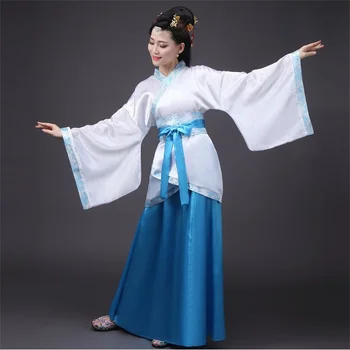 классический женский костюм ханфу, мужской традиционный китайский старинный костюм тан, женские танцевальные костюмы для женщин, китайский народный танец