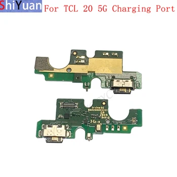 Оригинальный USB Порт Зарядки Соединительная Плата Гибкий Кабель Для TCL 20 5G T781 T781K T781H Запасные Части Зарядного Разъема