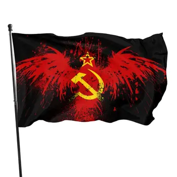 Красный CCCP Союз Советских Социалистических Республик Флаг СССР Сувенир Для Вечеринок в помещении и На Открытом Воздухе Садовый Декор Латунная Петлица для Взрослых