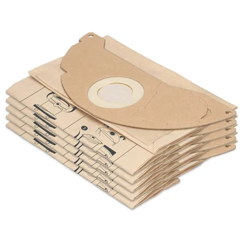 10 упаковок мешков для пылесоса, совместимых с Karcher WD2, MV2, заменяющих Karcher 6.904-322.0
