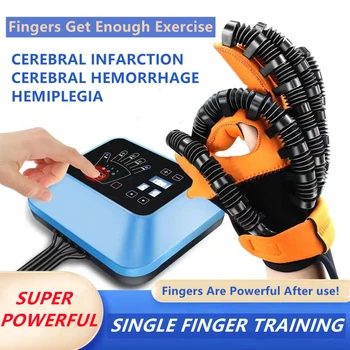 Мощный тренажер для восстановления после инсульта при гемиплегии, тренажер для реабилитации пальцев, робот-перчатки для физиотерапии рук, Устройство для реабилитации