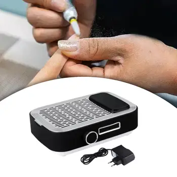 Пылесборник для ногтей, Маникюрный инструмент с многоразовой сеткой-фильтром, Электрический пылесборник для ногтей, адаптер для маникюра США