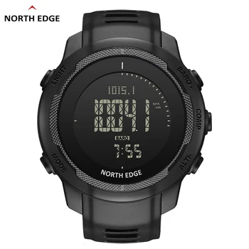 Мужские часы NORTH EDGE VERTICO Outdoor Спортивные цифровые часы для мужчин Спортивные Бег Плавание Часы WR50M Альтиметр Барометр Компас