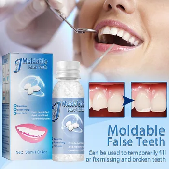 Набор для восстановления зубов Наборы для временной замены зубов для временного восстановления отсутствующих и сломанных зубов Сменные протезы