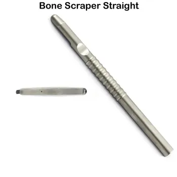 1 шт Инструмент для скребка для костей зубных имплантатов Инструмент из нержавеющей стали Хирургический Коллектор Прямой