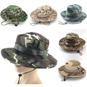 Тактическая камуфляжная кепка, военная шляпа, армейские кепки, мужчины, женщины, спорт на открытом воздухе, солнцезащитное ведро, рыбалка, пешие прогулки, Охота, шляпы для скалолазания