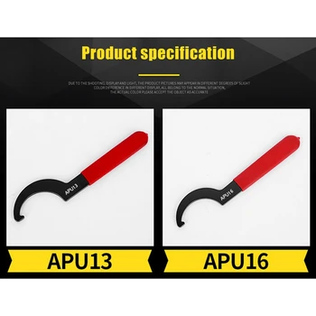 Механический Гаечный Ключ APU с Несколькими Спецификациями Для Электрофореза, Черный Гаечный Ключ APU13-APU16, Ручные Инструменты, 2 Шт