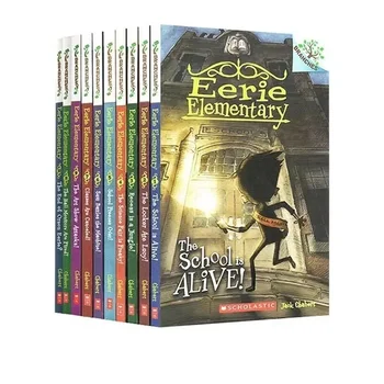 10 Книг / Набор Eerie Elementary The School Is Alive Детская Английская Книжка С картинками Смешной Сборник Комиксов