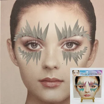 Наклейка с временной татуировкой на лице, наклейка с веснушками с татуировкой для лица, для женщин, для девочек, для костюмированных вечеринок для танцовщиц