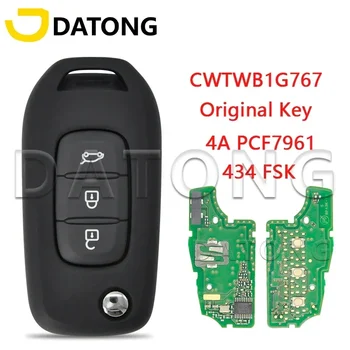 Автомобильный Дистанционный Ключ Datong Wrold Для Renault Kadjar Captur Megane 3 Symbol 2013-2017 CWTWB1G767 434 FSK 4A PCF7961 Original Smart