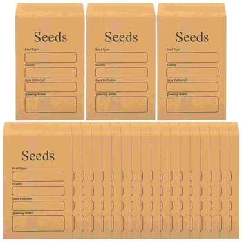 50шт Бумажных пакетов для семян, запечатывающих конверты для семян, контейнер для семян, Бумажные пакеты для монет