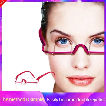 Двойные очки для век Тренажер для улучшения состояния век Тренажер для подтяжки век Средство для макияжа для подтяжки век с одной сменой