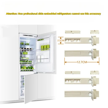 1 комплект для Electrolux/Siemens/Bosch комплект для монтажа направляющей для раздвижной дверцы холодильника