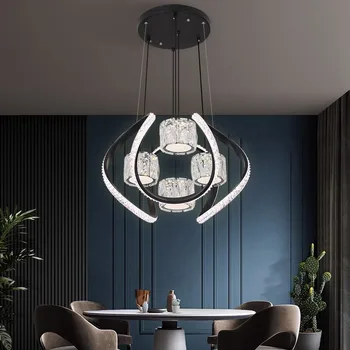 Современный декор, люстра, подвесной светильник в столовой, освещение в помещении, потолочный светильник, подвесной светильник, светильники для гостиной