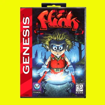 Игровая карта Flink MD 16 бит США Чехол для картриджа игровой консоли Sega Megadrive Genesis