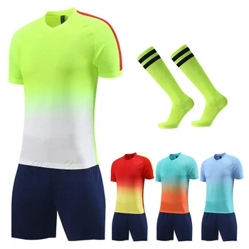 Survetement Футбольная спортивная одежда Униформа Ваше имя Футбольный комплект Детский футбольный спортивный костюм Мужская футболка для американского футбола