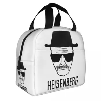 Во все тяжкие Изолированные пакеты для ланча, сумка-холодильник, Многоразовый ланч-бокс Heisenberg Walter White, сумки для еды, школьные сумки на открытом воздухе