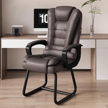 Офисное кресло парикмахера для руководителей, Удобная подушка для отдыха, Модное офисное кресло, Напольная мебель Cadeira De Computador для салона красоты