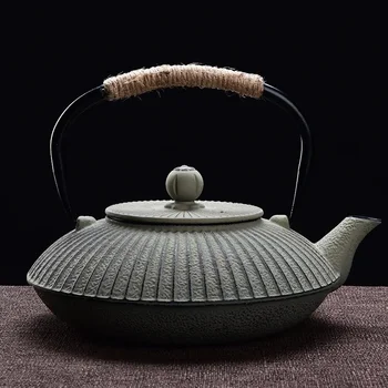800 МЛ Креативный Зонтичный Металлический Чайник Чугунный Чайник Бытовой Японский Железный Чайник для Кипячения Воды и Приготовления Чая Посуда Для Напитков