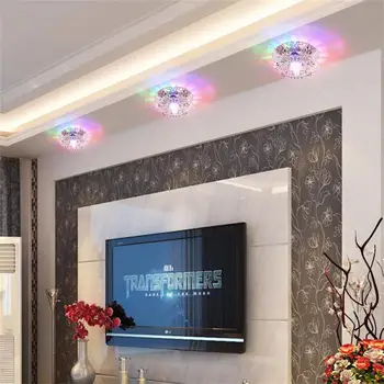 Современный светодиодный светильник Встраиваемый Точечный Светодиодный потолочный светильник Поверхностного монтажа Красочный точечный светильник для гостиной коридора Бара вечеринки KTV