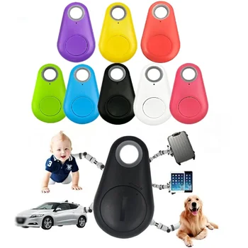 Мини-модная умная собака Домашние животные Bluetooth 4.0 GPS-трекер с защитой от потери сигнализации, Беспроводная детская сумка, кошелек, поиск ключей, локатор