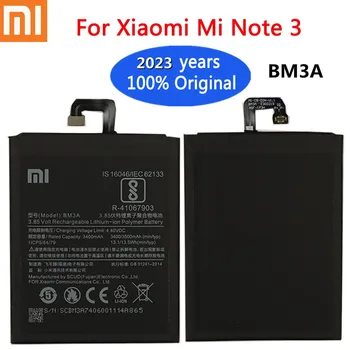 Высококачественный Новый Оригинальный Аккумулятор Xiao Mi Для Телефона BM3A Для Xiaomi Note 3 Сменный Аккумулятор 3300 мАч Высокой Емкости Для Телефонов