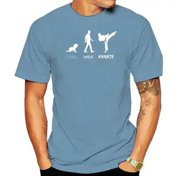 DoozyGifts99 Crawl Walk Karate-Забавный Подарок для Мужчин, Женщин, Детская футболка, Топы, Мужские Футболки, топ, футболка