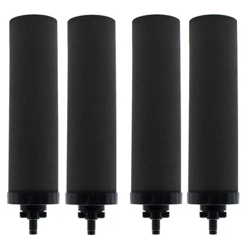 Запасные части для водяного фильтра из 4 частей черного цвета для фильтров BERKEY BB9-2 для самотековой системы фильтрации воды