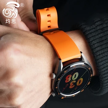 Интеллектуальный спортивный ремешок из фторопласта для Huawei watch GT2 ремешок watch 3pro силиконовый ремешок glory Magic2 22 мм для мужчин и женщин