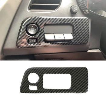 Накладка переключателя фар для Chevrolet Corvette C7 2014 2015 2016 2017 2018 2019 Аксессуары ABS из углеродного волокна
