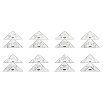 16-кратная треугольная линейка для рисования диаграмм для рисования кораблей, 300-миллиметровая масштабная треугольная линейка