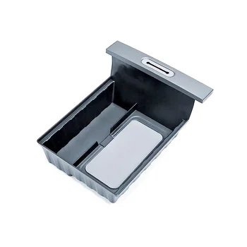 Органайзер для центральной консоли USB-концентратор Коробка для хранения аксессуаров Tesla Model 3 Model Y 2021 2022 2023