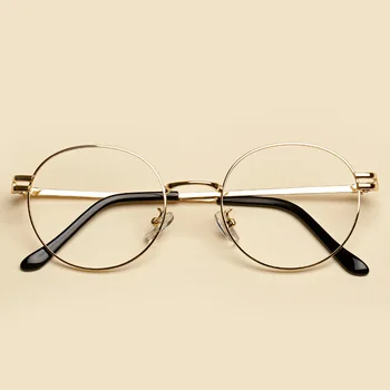 Очки для чтения в металлической круглой оправе, Винтажные Мужские И Женские Очки для Пресбиопии, Очки Унисекс, Оптические очки, Мужские очки